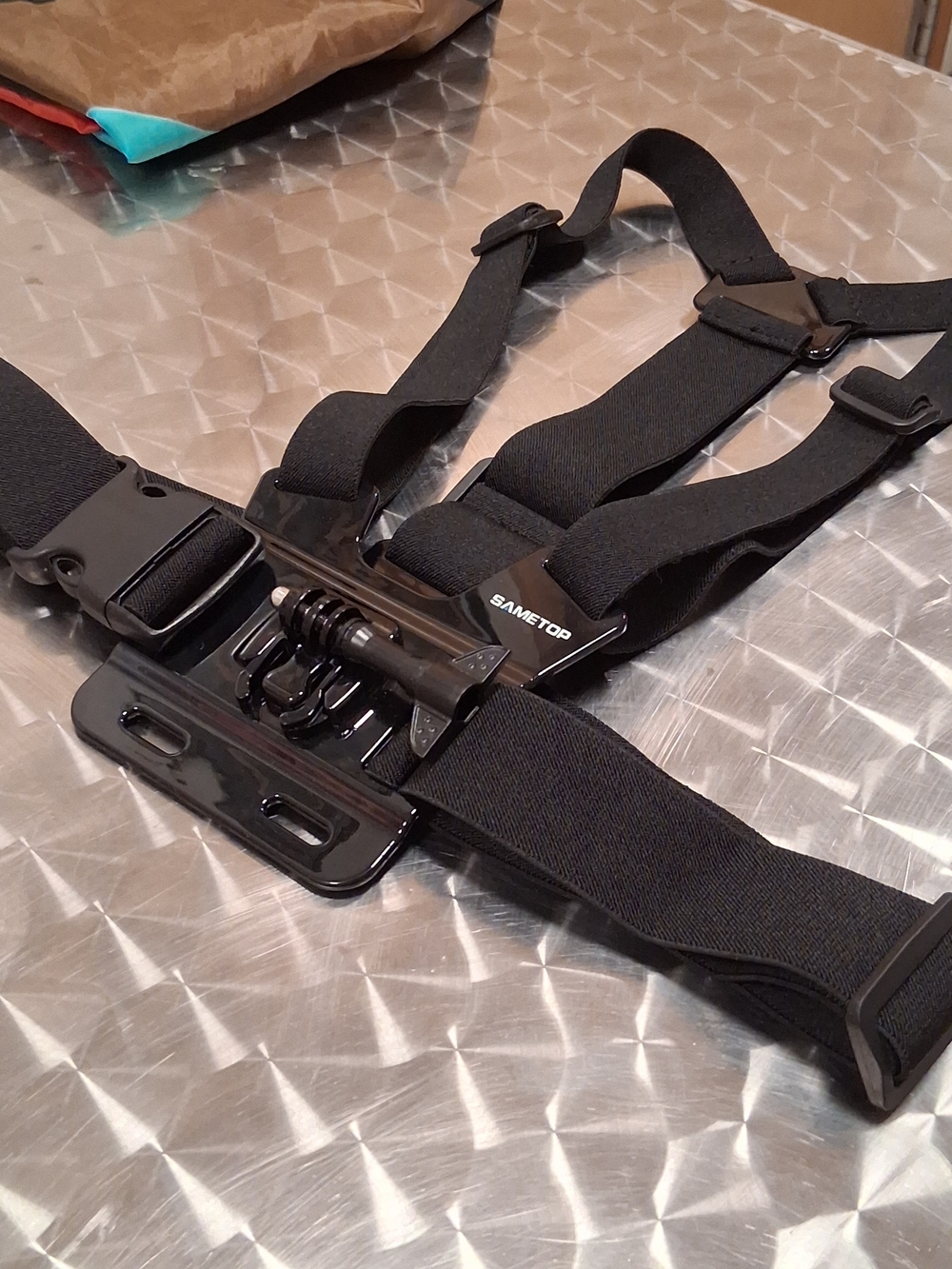 New SAMETOP Black Chest Mount Harness for Action Cameras